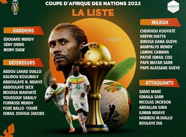 Football-CAN 2023 – Un groupe de 27 Lions pour défendre le titre, voici la liste officielle d’Aliou Cissé !