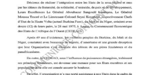 Relations diplomatiques en Afrique de l’Ouest : le Burkina Faso, le Mali et le Niger quittent la CEDEAO