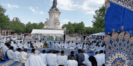 Place de la République de Paris : Les Khassaïdes ont retenti à la gloire de Serigne Bamba Khadimoul Rassoul