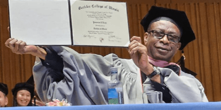Youssou Ndour Docteur Honoris Causa de l’université Berklee Valencia- Espagne : son message de remerciement