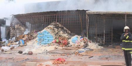 Tambacounda – L’entreprise Global business touchée par un incendie : Plus de 300 millions de pertes
