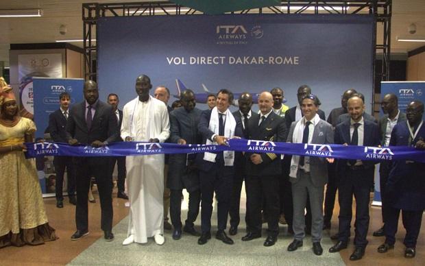 Transport aérien :  Le premier vol en provenance de Rome Fiumicino a atterri à Dakar