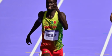 JO Paris 2024 : Cheikh Tidiane Diouf éliminé en demi-finales du 400 mètres malgré un record national