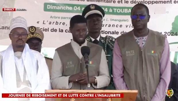 Environnement :  Bassirou Diomaye Faye appelle à s’inspirer des efforts de ”Touba Ca Kanam” en faveur du reboisement