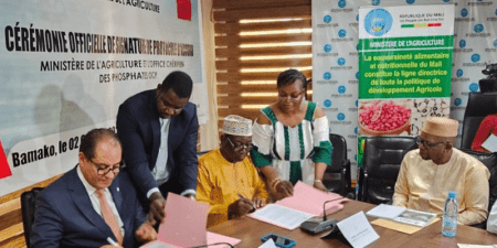 Pour une agriculture durable : Avec l’appui de la Banque Mondiale, OCP Africa et le Mali s’engagent à déployer des solutions adaptées