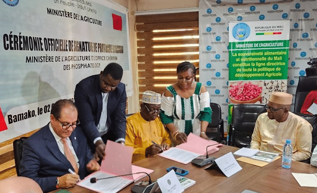 Pour une agriculture durable : Avec l’appui de la Banque Mondiale, OCP Africa et le Mali s’engagent à déployer des solutions adaptées