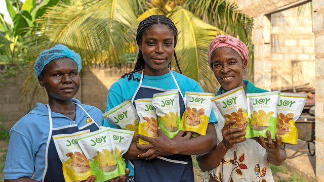 Histoire de la FAO-Source de motivation : Faciliter l’essor de l’esprit d’entreprise au Ghana et au Nigéria