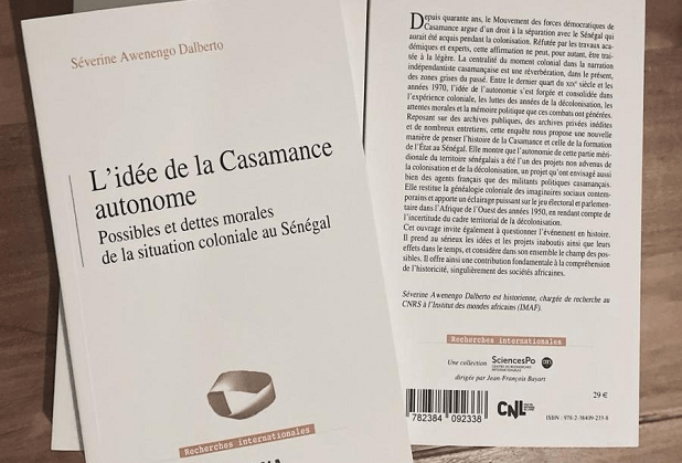 Parution du livre «L’Idée de la Casamance autonome… » : lactuacho.com présente ses excuses pour une erreur d’illustration