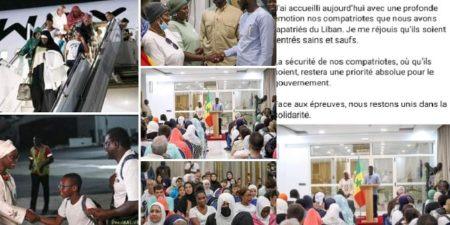 Une nouvelle qui rassure : La Présidence de la République annonce le retour en toute sécurité de ses Sénégalais rapatriés du Liban