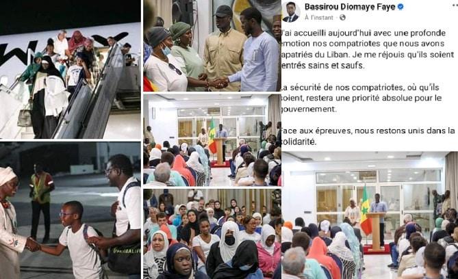 Une nouvelle qui rassure : La Présidence de la République annonce le retour en toute sécurité de ses Sénégalais rapatriés du Liban