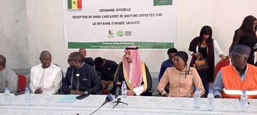 POUR VENIR EN AIDE AUX POPULATIONS NECCESSITEUSES : 10 000 carcasses de mouton  offertes par l’Arabie Saoudite au Sénégal