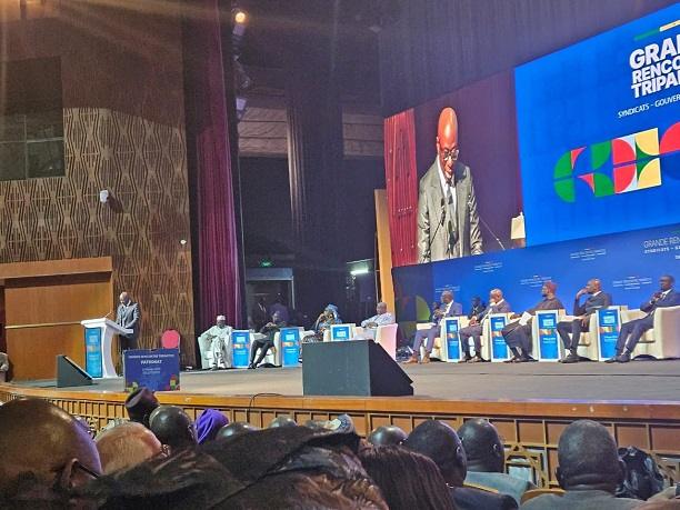 Concertation Syndicats – Gouvernement – Patronat : L’allocution de Baidy Agne Président Conseil National du Patronat du Sénégal