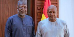 Entretien entre Dr Omar Alieu Touray et John Dramani Mahama, Président du Ghana :  L’avenir de la CEDEAO au cœur des échanges