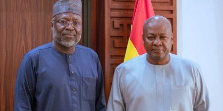Entretien entre Dr Omar Alieu Touray et John Dramani Mahama, Président du Ghana :  L’avenir de la CEDEAO au cœur des échanges