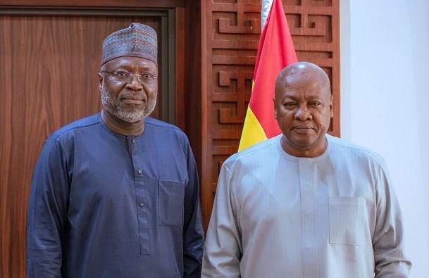 Entretien entre Dr Omar Alieu Touray et John Dramani Mahama, Président du Ghana :  L’avenir de la CEDEAO au cœur des échanges