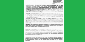 Proposition de loi portant interprétation de la loi d&rsquo;amnistie : L’économie de celle n° 2024-09 du 13 mars 2024