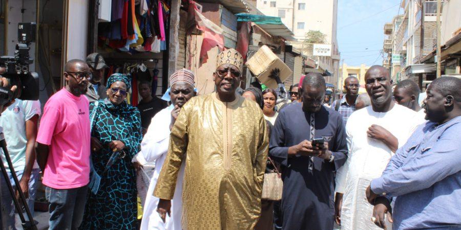 Après l’incendie du marché Sandaga : Visite du Président Abdoulaye Sow aux commerçants