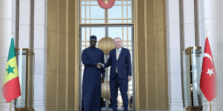 En visite de travail en Turuqie : Ousmane Sonko reçu en audience par le président  Recep Tayyip Erdogan,