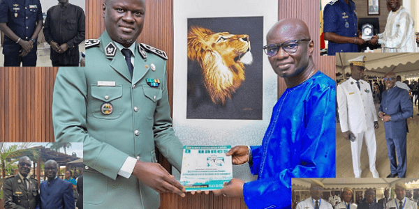 Oumar Pène honoré par les Armées : la reconnaissance d’un artiste au service de la Nation