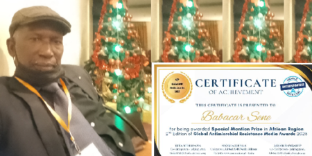 Journalisme scientifique : Babacar Sène distingué aux Global AMR Media Awards 2025