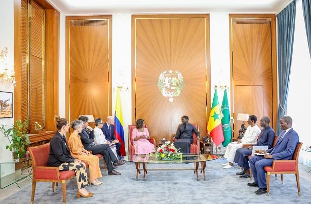 Coopération : Dakar et Bogota veulent renforcer leurs liens historiques, Bassirou Diomaye Faye reçoit la vice-présidente Francia Márquez