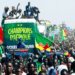 Nouveaux Champions d’Afrique : une foule immense à la Patte d’Oie pour honorer les Lions