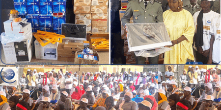 Ziguinchor : les Douanes offrent du matériel au lycée Périssac et sensibilisent les élèves sur leurs missions
