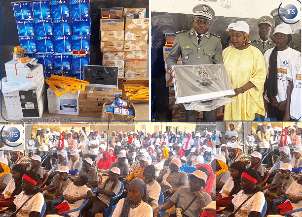 Ziguinchor : les Douanes offrent du matériel au lycée Périssac et sensibilisent les élèves sur leurs missions