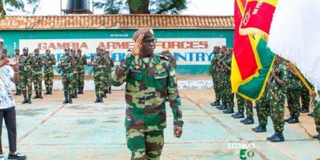 Sécurité et élections -ECOMIG : le colonel Aliou Tine prend le commandement de la force de la CEDEAO en Gambie