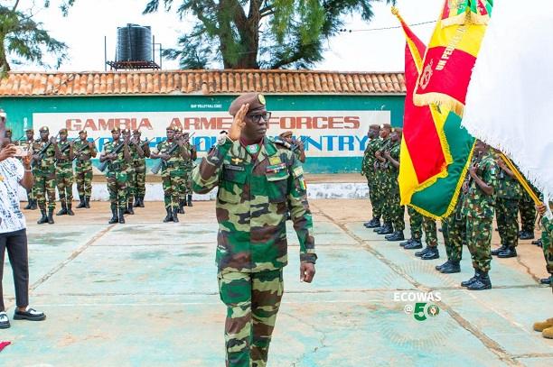 Sécurité et élections -ECOMIG : le colonel Aliou Tine prend le commandement de la force de la CEDEAO en Gambie