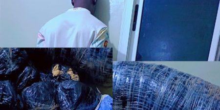Trafic de drogue à Jaxaye : un mécanicien arrêté avec 62 kg de chanvre indien lors d’un contrôle nocturne