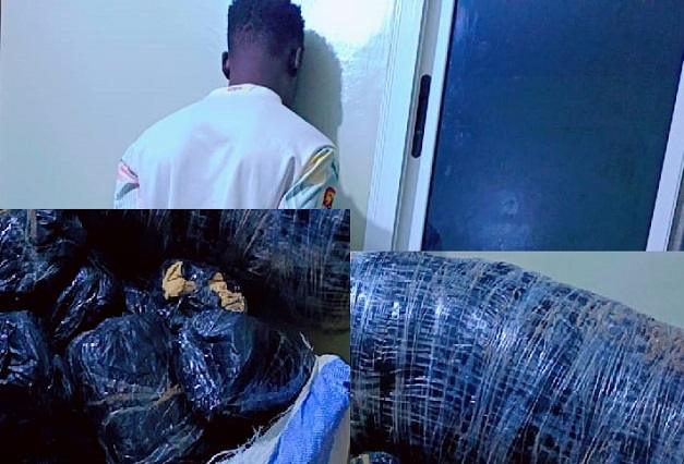 Trafic de drogue à Jaxaye : un mécanicien arrêté avec 62 kg de chanvre indien lors d’un contrôle nocturne