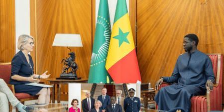 Coopération aérienne : Bassirou Diomaye Faye reçoit la directrice générale d’Air France, Dakar au cœur des ambitions aériennes