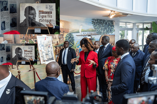 Diplomatie et mémoire : le Président Bassirou Diomaye Faye honore le sergent Malamine Camara à Brazzaville
