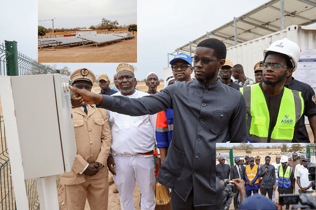 Tambacounda : le président Bassirou Diomaye Faye met en service une mini-centrale solaire à Ségoukoura