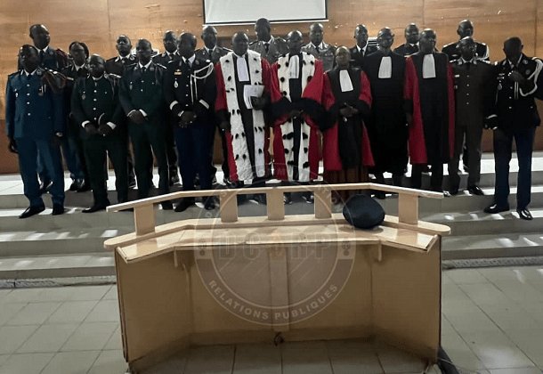 Justice militaire : 194 militaires et paramilitaires ont prêté serment devant ces juridictions ordinaires à formation spéciale