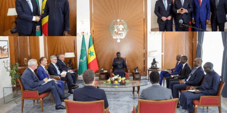 Sénégal–Union européenne : cap sur l’emploi des jeunes et la sécurité, le chef de l’État Faye reçoit deux commissaires européens