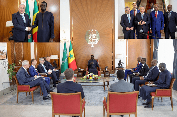 Sénégal–Union européenne : cap sur l’emploi des jeunes et la sécurité, le chef de l’État Faye reçoit deux commissaires européens