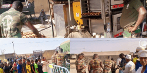 Médina Gounass : avec sa boulangerie mobile l’Armée produit jusqu’à 10 000 pains par jour pour les pèlerins