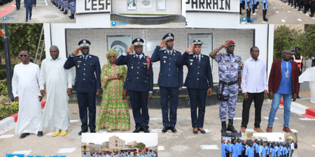 Éducation civique : levée des couleurs au lycée Seydina Issa Rohou Lahi, la police sensibilise les élèves aux valeurs républicaines
