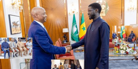 Football africain : Diomaye Faye échange avec Patrice Motsepe sur la crédibilité des compétitions et insiste sur la transparence dans le football africain