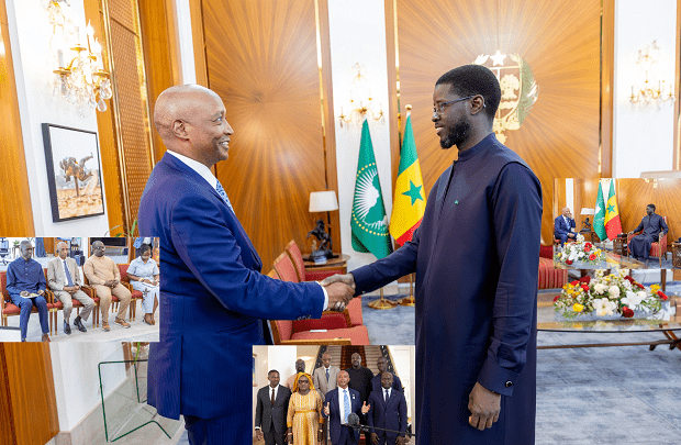 Football africain : Diomaye Faye échange avec Patrice Motsepe sur la crédibilité des compétitions et insiste sur la transparence dans le football africain