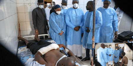 Attaque de Kati : au chevet des blessés, le Premier ministre malien Abdoulaye Maïga annonce des mesures sociales