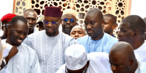 Tabaski : Ousmane Sonko, le président de l’Assemblée nationale, au premier rang à Massalikoul Djinane