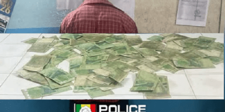 Trafic de faux billets à Yamatogne : un homme arrêté avec 164 coupures contrefaites de 5 000 FCFA