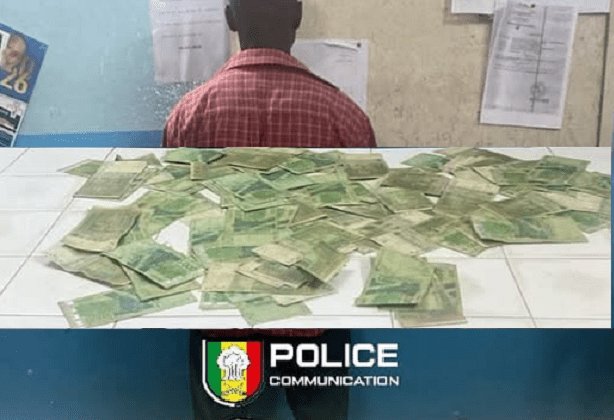 Trafic de faux billets à Yamatogne : un homme arrêté avec 164 coupures contrefaites de 5 000 FCFA