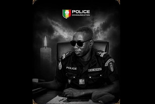 Décès de l’agent Ngor Ndéb Diouf :  la Police nationale rend hommage au défunt