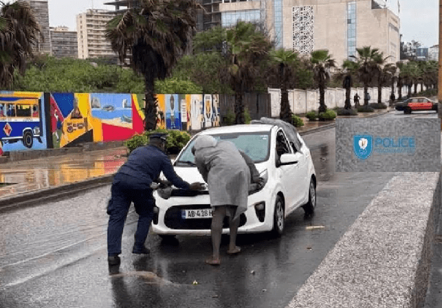 Intempéries : sur les routes comme dans les rues, toujours fidèle à sa mission, la Police maintient le dispositif d’assistance